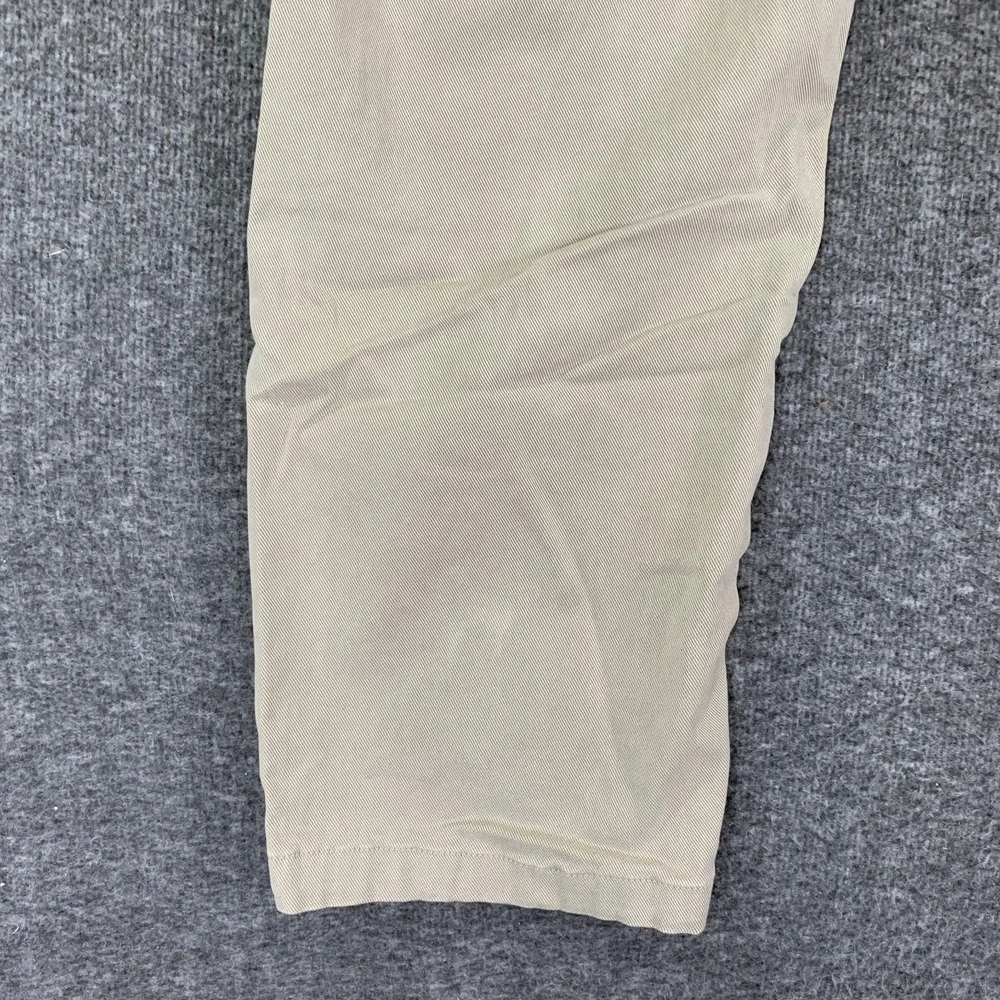 Faherty Pants Men 33x27 Coastline Chino Beige Stretch Trousers Modern